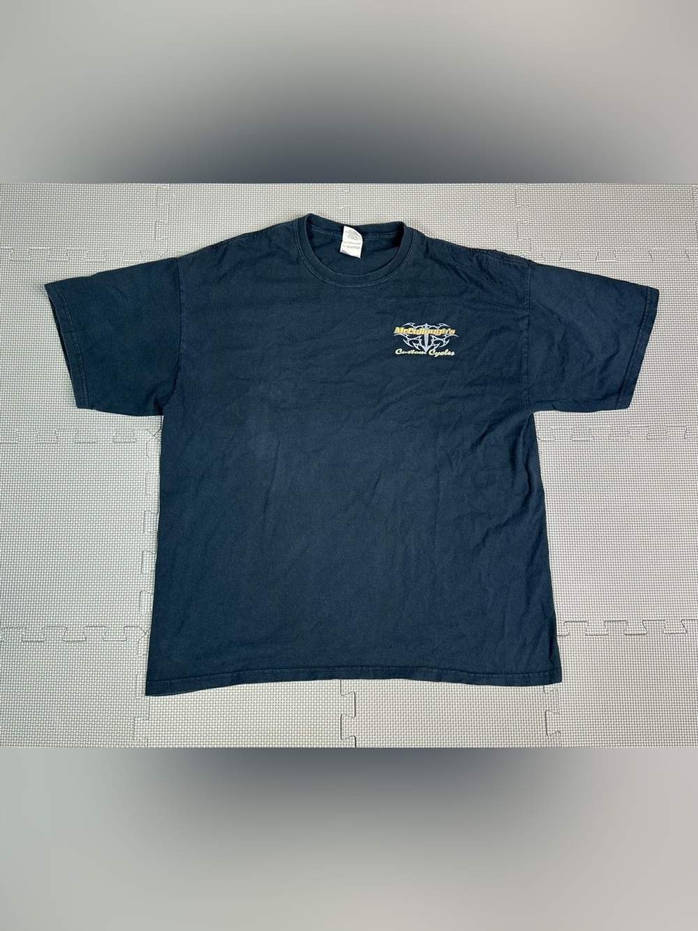 Gildan Ultra Cotton T-shirt XL McCullough’s Custom Cycles Elkridge MD Motorcycle